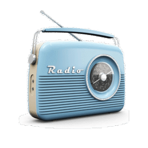 ByronStatics Portable Radio AM FM, Vintage Retro Radio